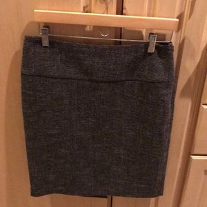 Limited tweed brown pencil skirt - size 6